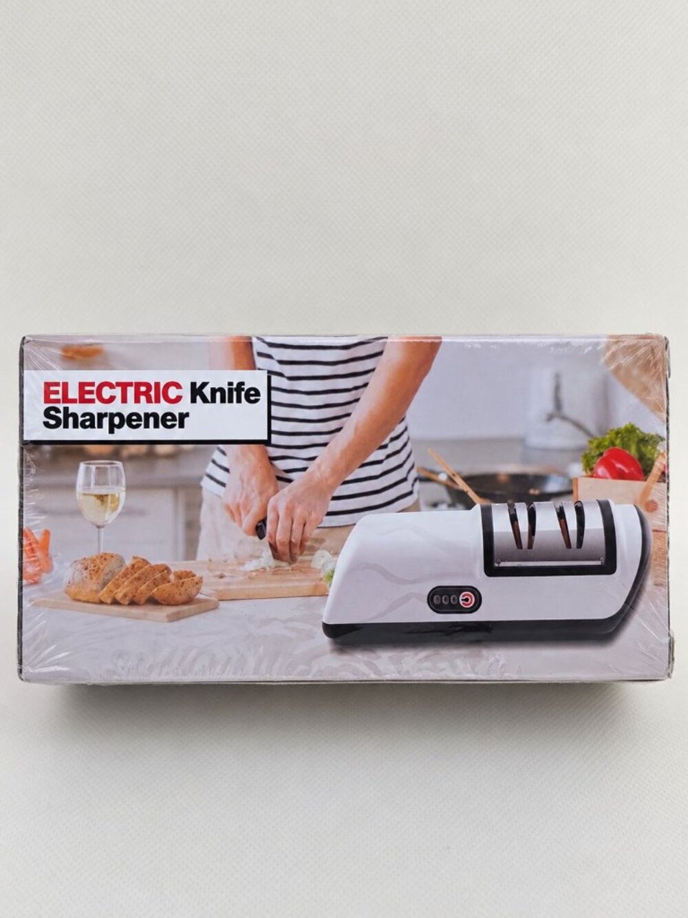 Electric Knife Sharpener-Different Types of Knifes-Replaceable Wheel-New
